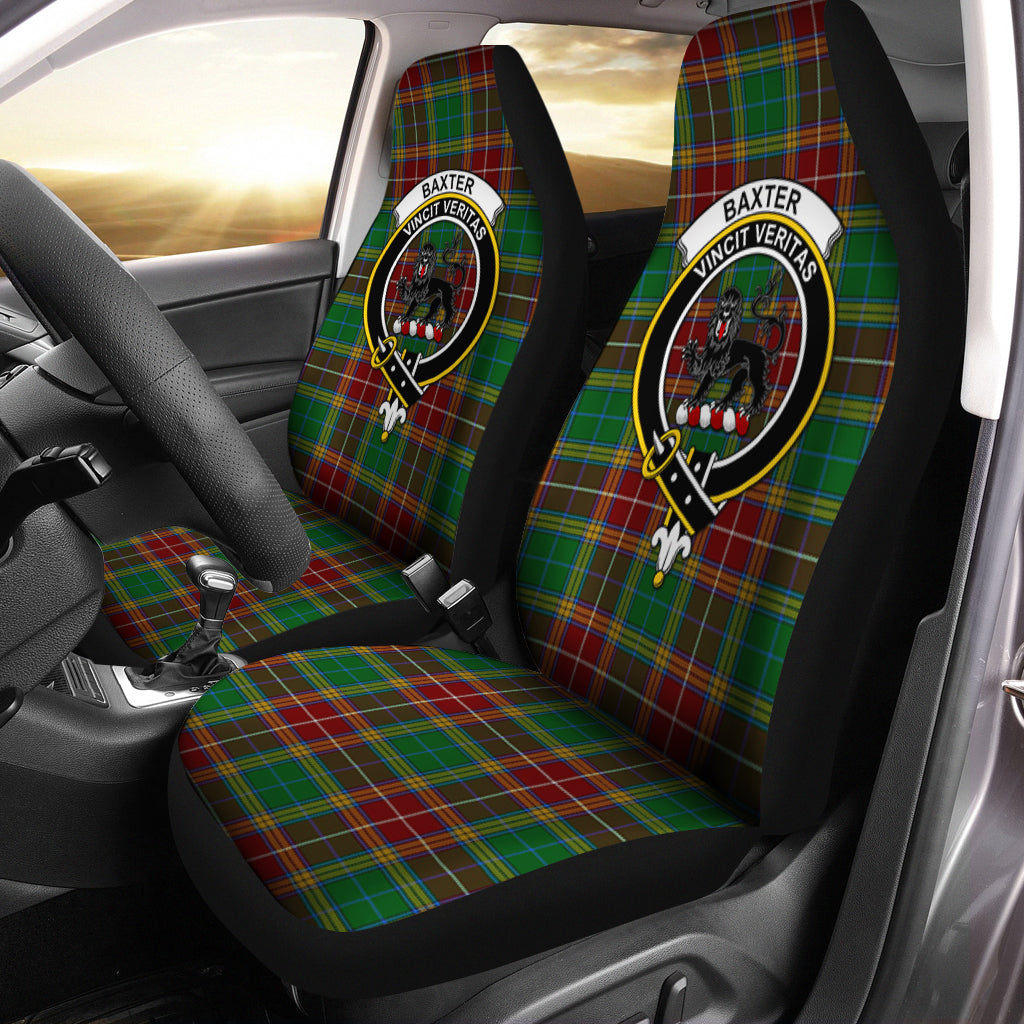 Baxter Tartan Car Seat Cover with Family Crest One Size - Tartan Vibes Clothing