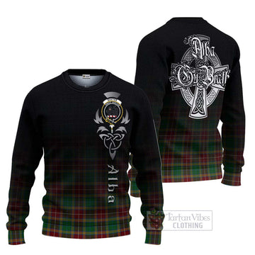 Baxter Tartan Ugly Sweater Featuring Alba Gu Brath Family Crest Celtic Inspired