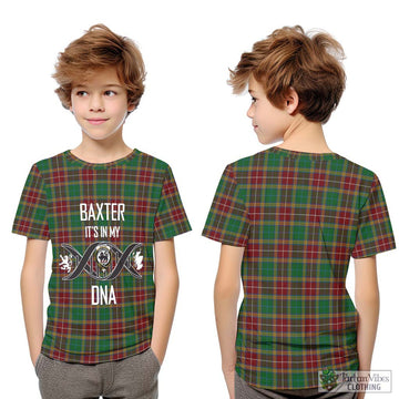 Baxter Tartan Kid T-Shirt with Family Crest DNA In Me Style