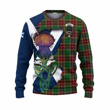 Baxter Tartan Family Crest Knitted Sweater Scottish Thistle Celtic Inspired Unisex - Tartan Vibes Clothing