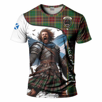 Baxter Crest Tartan T-Shirt Inspired by the Freedom of Scottish Warrior