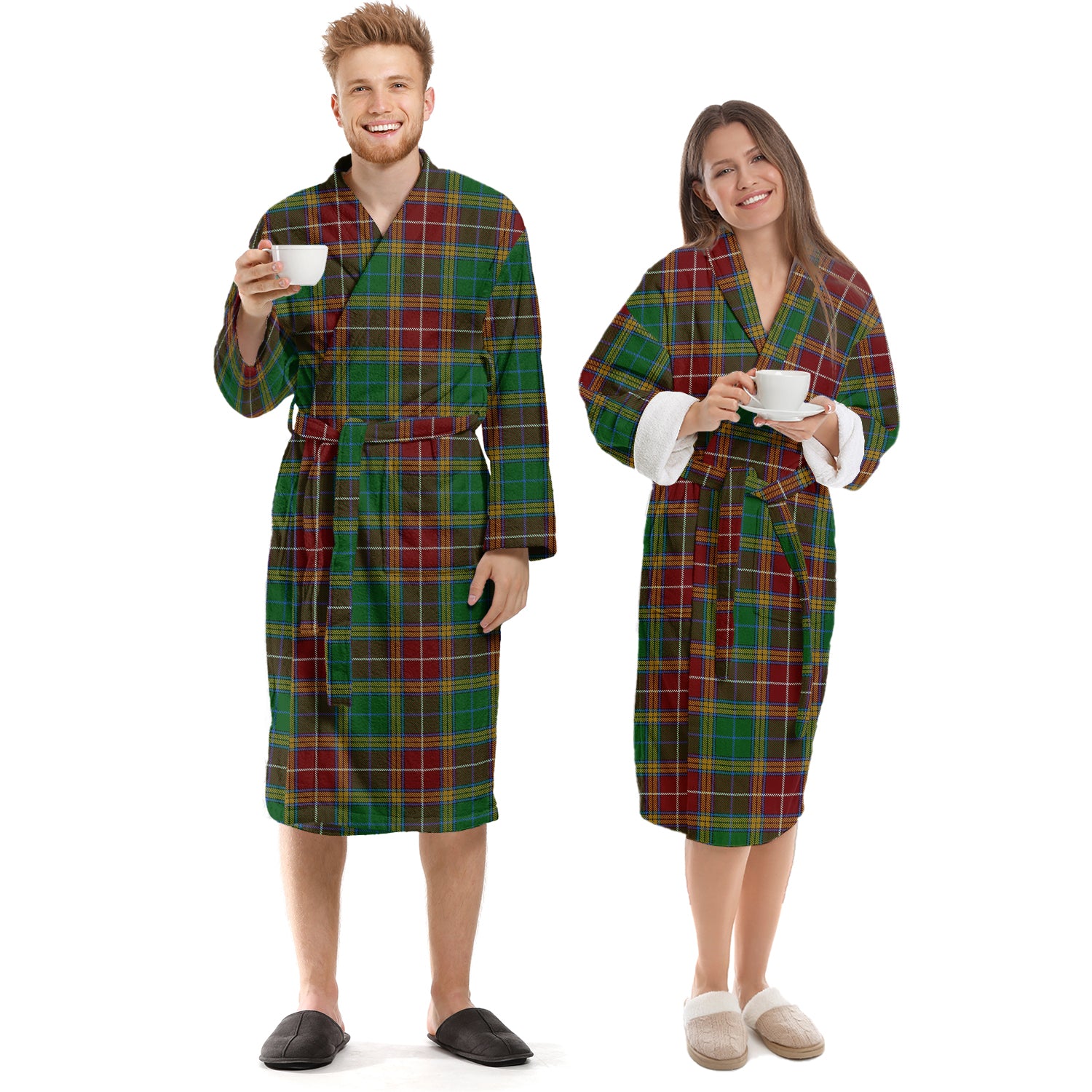 Baxter Tartan Bathrobe Unisex S - Tartan Vibes Clothing