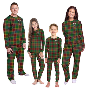 Baxter Tartan Pajamas Family Set with Family Crest