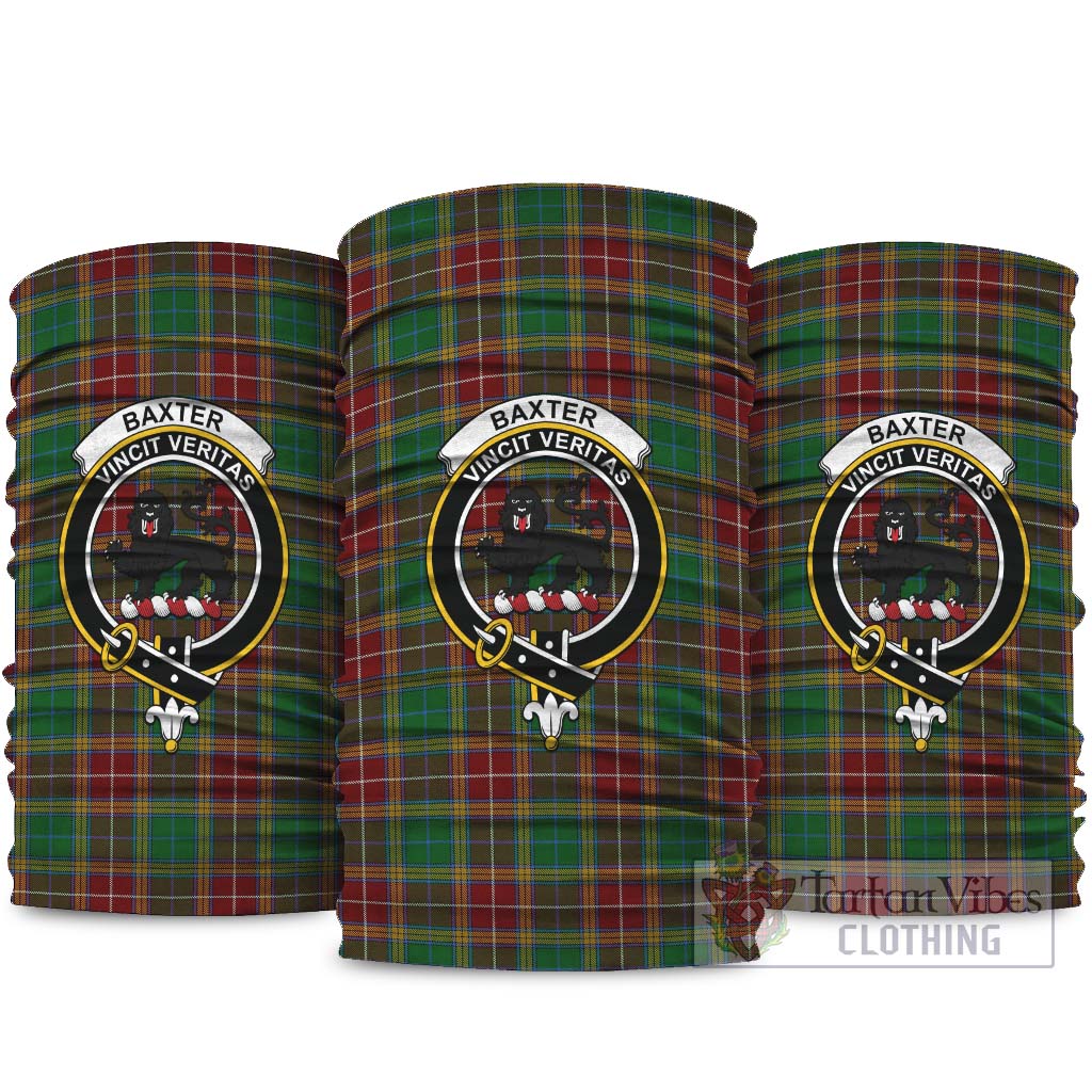 Baxter Tartan Neck Gaiters, Tartan Bandanas, Tartan Head Band with Family Crest