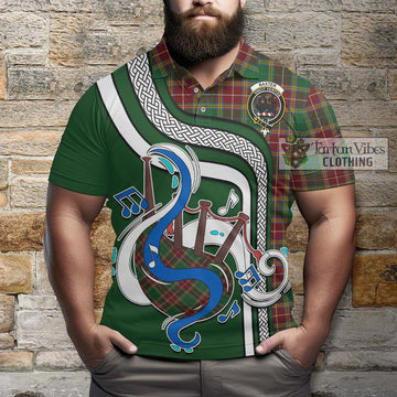 Baxter Tartan Polo Shirt with Epic Bagpipe Style