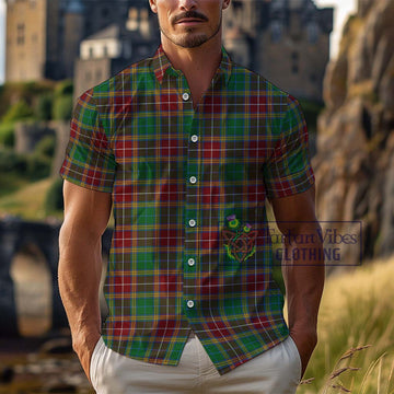 Baxter Tartan Cotton Hawaiian Shirt