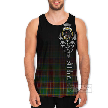 Baxter Tartan Men's Tank Top Featuring Alba Gu Brath Family Crest Celtic Inspired