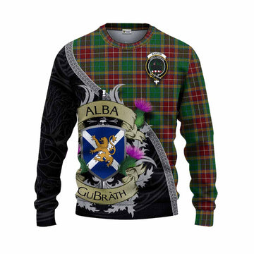 Baxter Tartan Family Crest Knitted Sweater Lion Rampant Royal Thistle Shield Celtic Inspired Unisex - Tartan Vibes Clothing