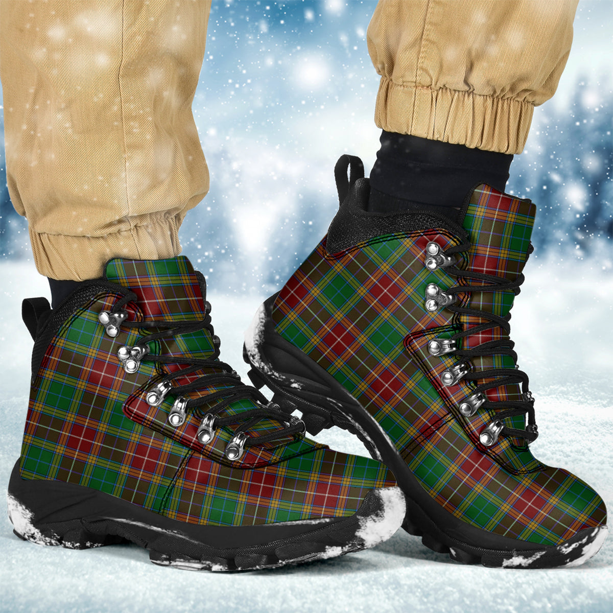 Baxter Tartan Alpine Boots - Tartanvibesclothing