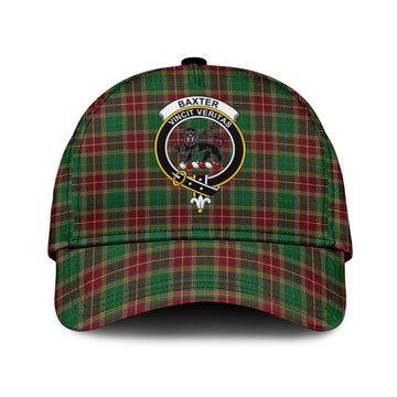 Baxter Tartan Classic Cap with Family Crest