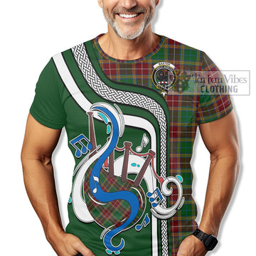 Baxter Tartan T-Shirt with Epic Bagpipe Style