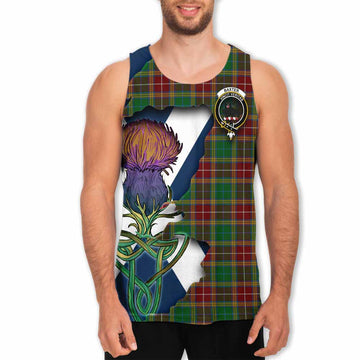 Baxter Tartan Family Crest Men's Tank Top Scottish Thistle Celtic Inspired Men - Tartan Vibes Clothing