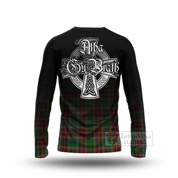 Baxter Tartan Long Sleeve T-Shirt Featuring Alba Gu Brath Family Crest Celtic Inspired