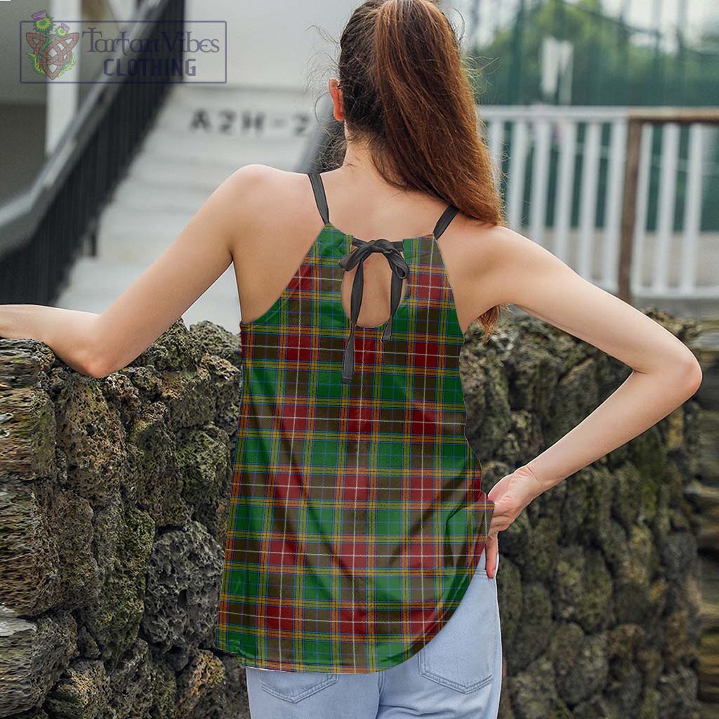 Tartan Vibes Clothing Baxter Tartan Loose Halter Neck Camisole