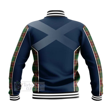 Baxter Tartan Baseball Jacket with Family Crest and Scottish Thistle Vibes Sport Style