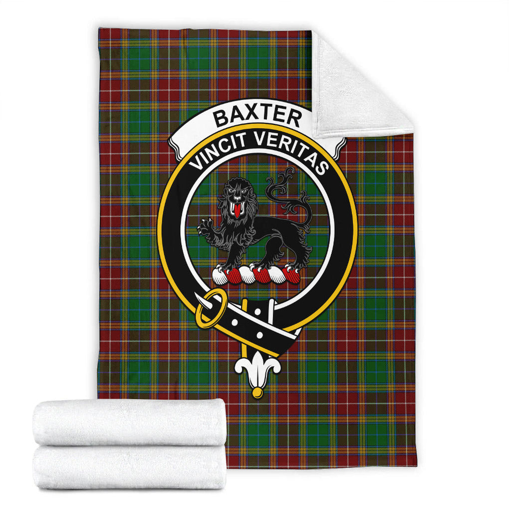 Baxter Tartan Blanket with Family Crest - Tartan Vibes Clothing