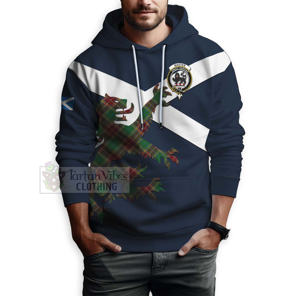 Tartan Vibes Clothing Baxter Tartan Lion Rampant Hoodie – Proudly Display Your Heritage with Alba Gu Brath and Clan Name