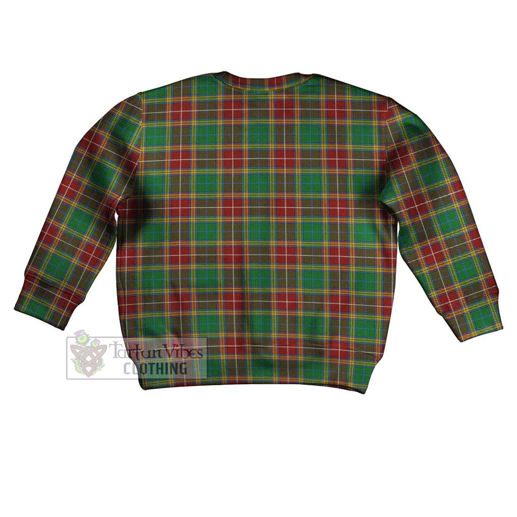 Tartan Vibes Clothing Baxter Tartan Kid Ugly Sweater with Family Crest