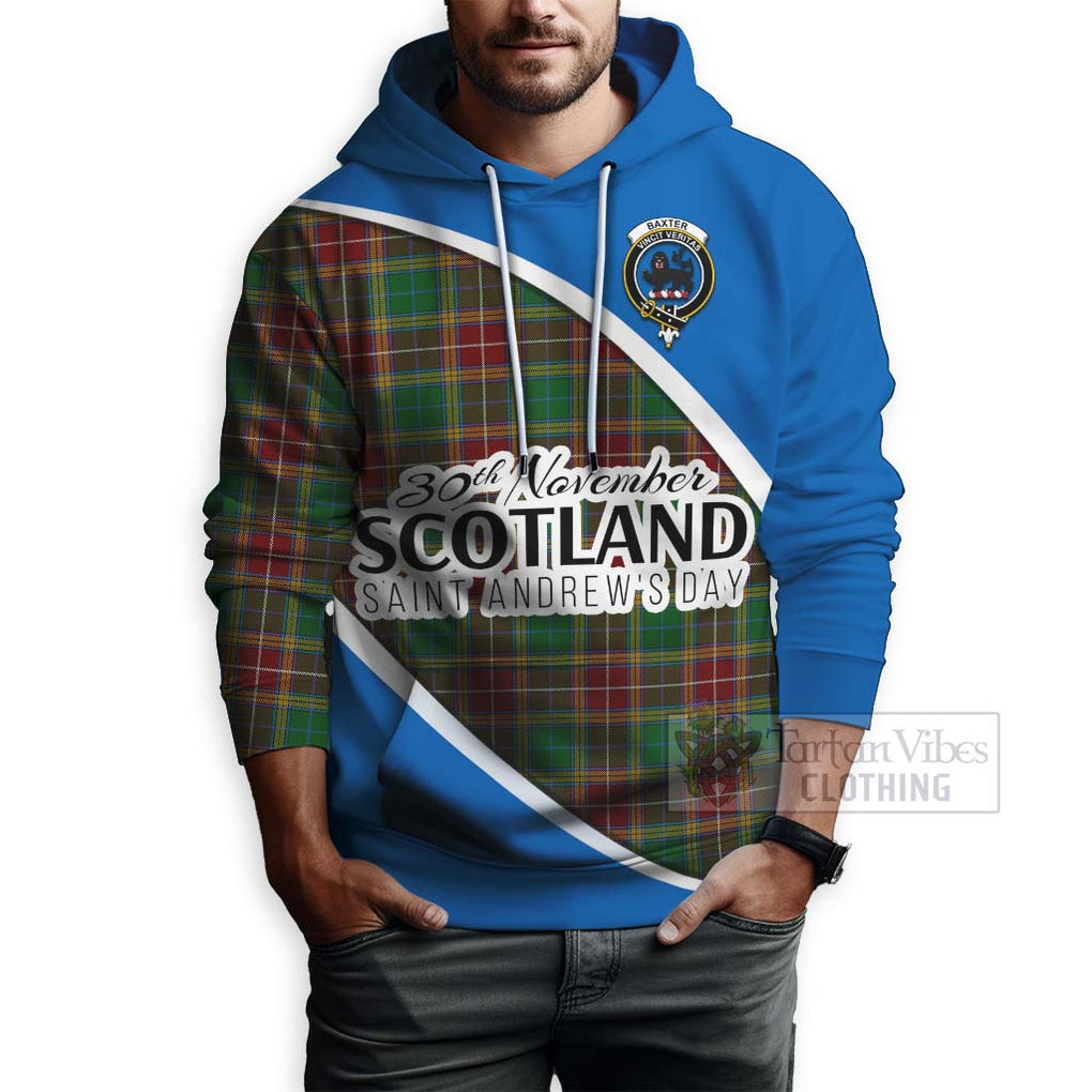 Tartan Vibes Clothing Baxter Family Crest Tartan Hoodie Celebrate Saint Andrew's Day in Style