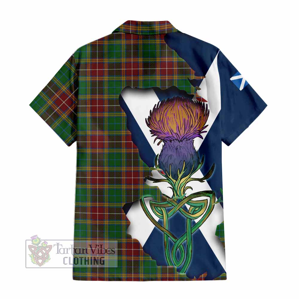 Baxter Tartan Family Crest Hawaiian Shirt Scottish Thistle Celtic Inspired - Tartan Vibes Clothing