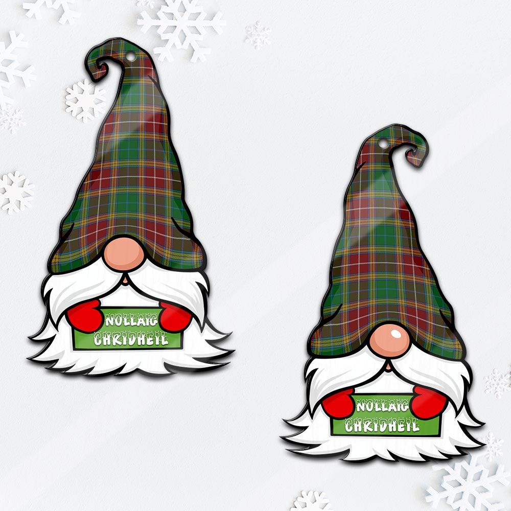 Baxter Gnome Christmas Ornament with His Tartan Christmas Hat - Tartan Vibes Clothing