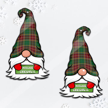 Baxter Gnome Christmas Ornament with His Tartan Christmas Hat