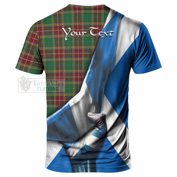 Baxter Tartan T-Shirt with Family Crest Scotland Patriotic Style