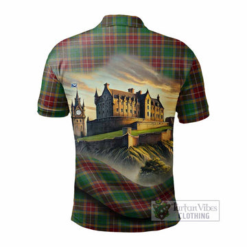 Baxter Tartan Family Crest Polo Shirt with Scottish Ancient Castle Style - Tartan Vibes Clothing