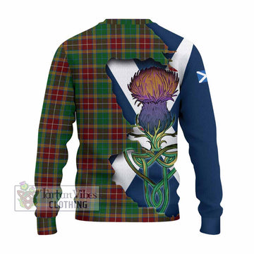 Baxter Tartan Family Crest Knitted Sweater Scottish Thistle Celtic Inspired - Tartan Vibes Clothing