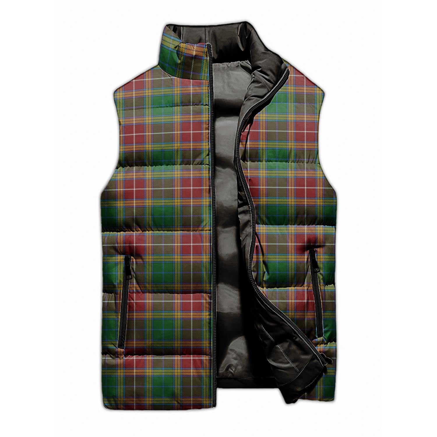 Baxter Tartan Sleeveless Puffer Jacket - Tartanvibesclothing