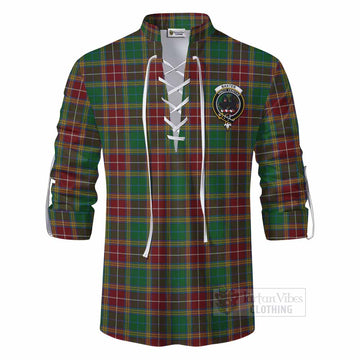 Baxter Tartan Ghillie Kilt Shirt with Family Crest DNA In Me Style