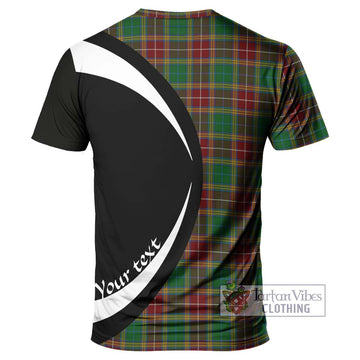 Baxter Tartan T-Shirt with Family Crest Circle Style