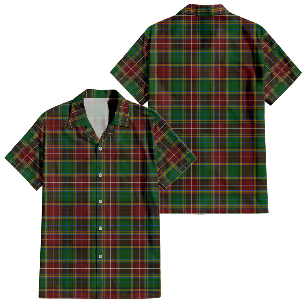 Baxter Tartan Short Sleeve Button Down Shirt - Tartanvibesclothing