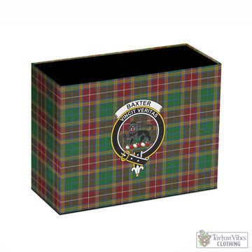 Baxter Tartan Pen Holder with Family Crest - Tartan Vibes Clothing