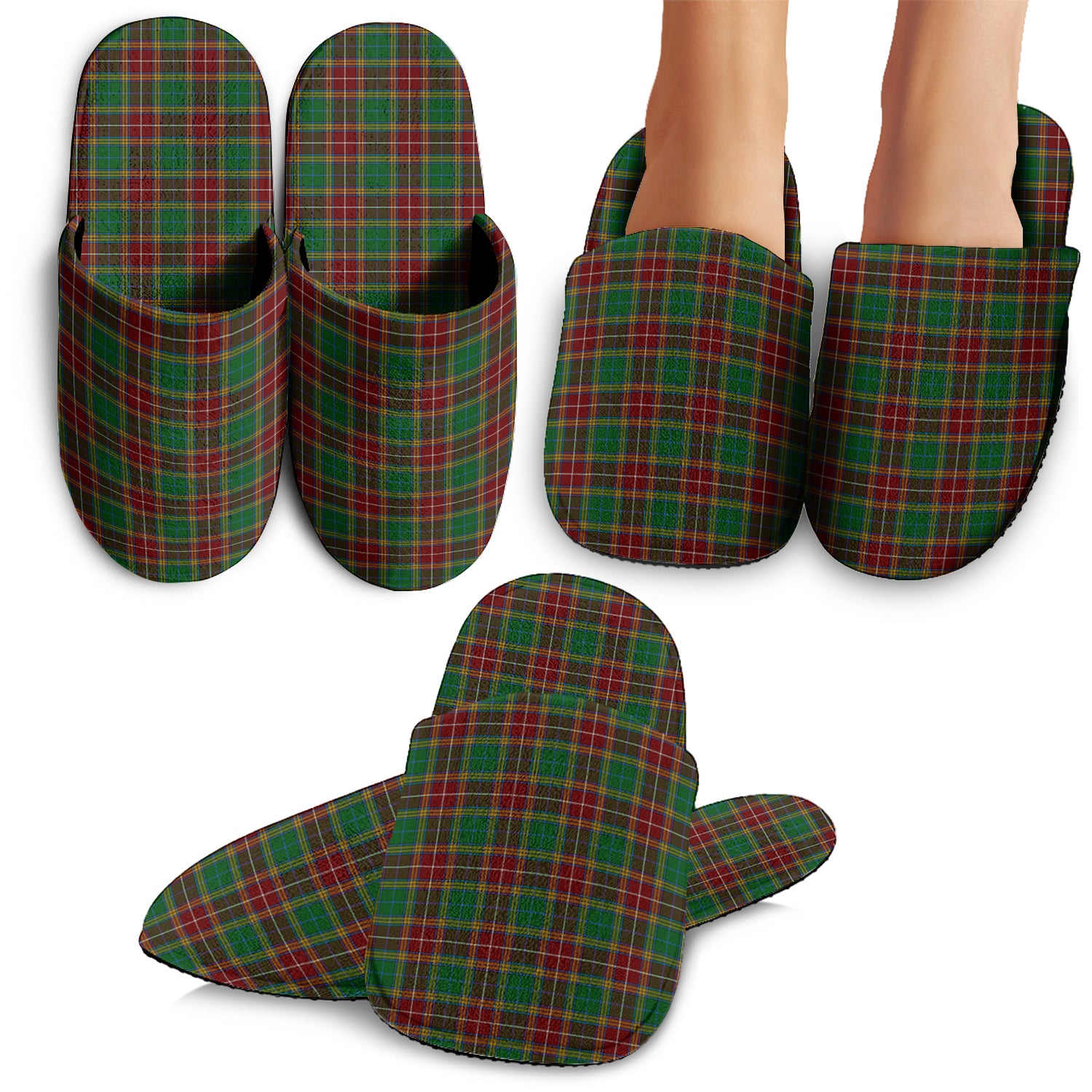 Baxter Tartan Home Slippers - Tartanvibesclothing