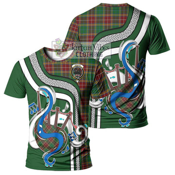 Baxter Tartan T-Shirt with Epic Bagpipe Style