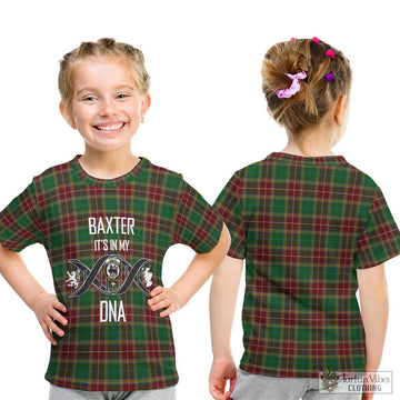 Baxter Tartan Kid T-Shirt with Family Crest DNA In Me Style