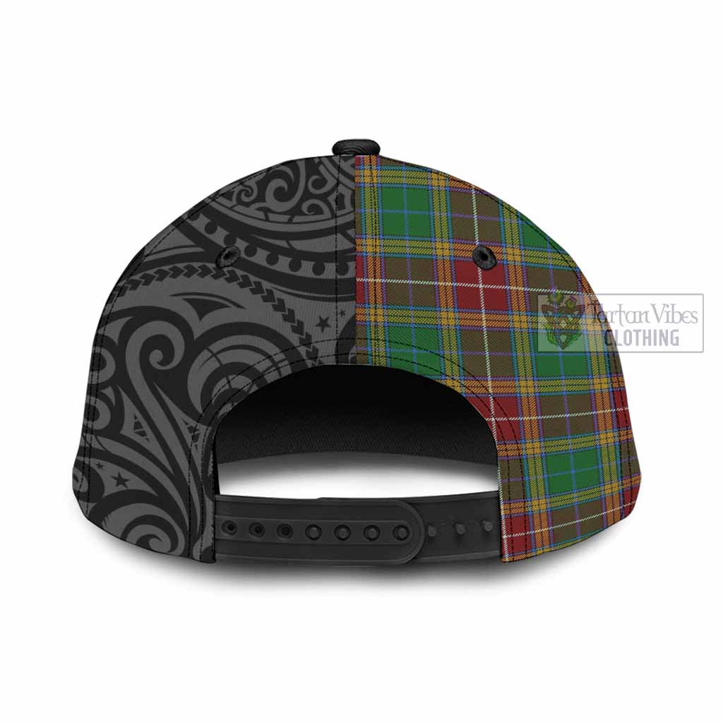 Tartan Vibes Clothing Baxter Tartan Classic Cap with New Zealand Silver Fern Half Style