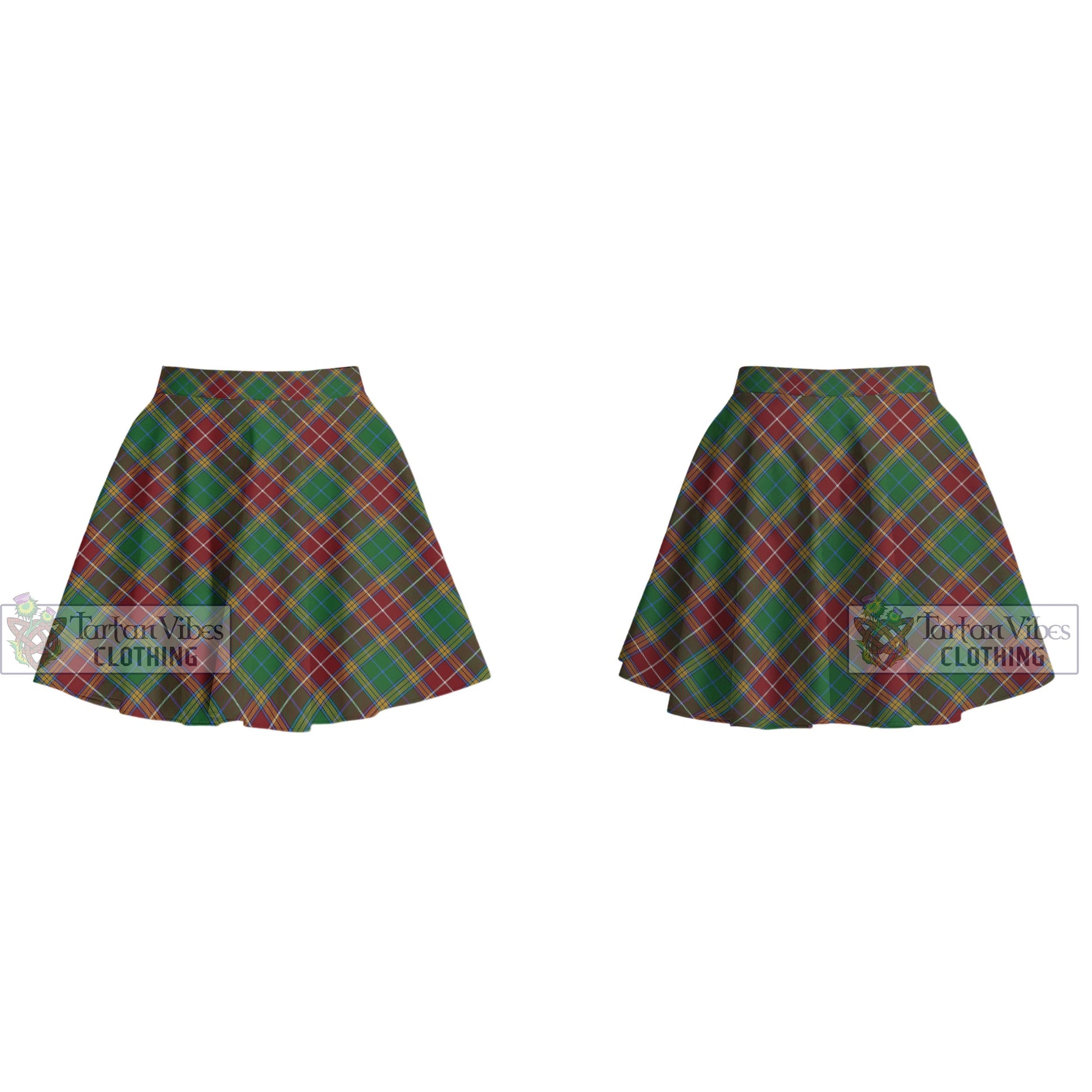 Tartan Vibes Clothing Baxter Tartan Women's Plated Mini Skirt