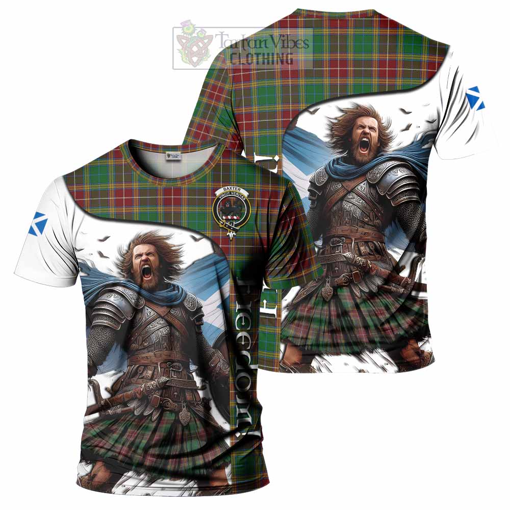 Baxter Crest Tartan T-Shirt Inspired by the Freedom of Scottish Warrior