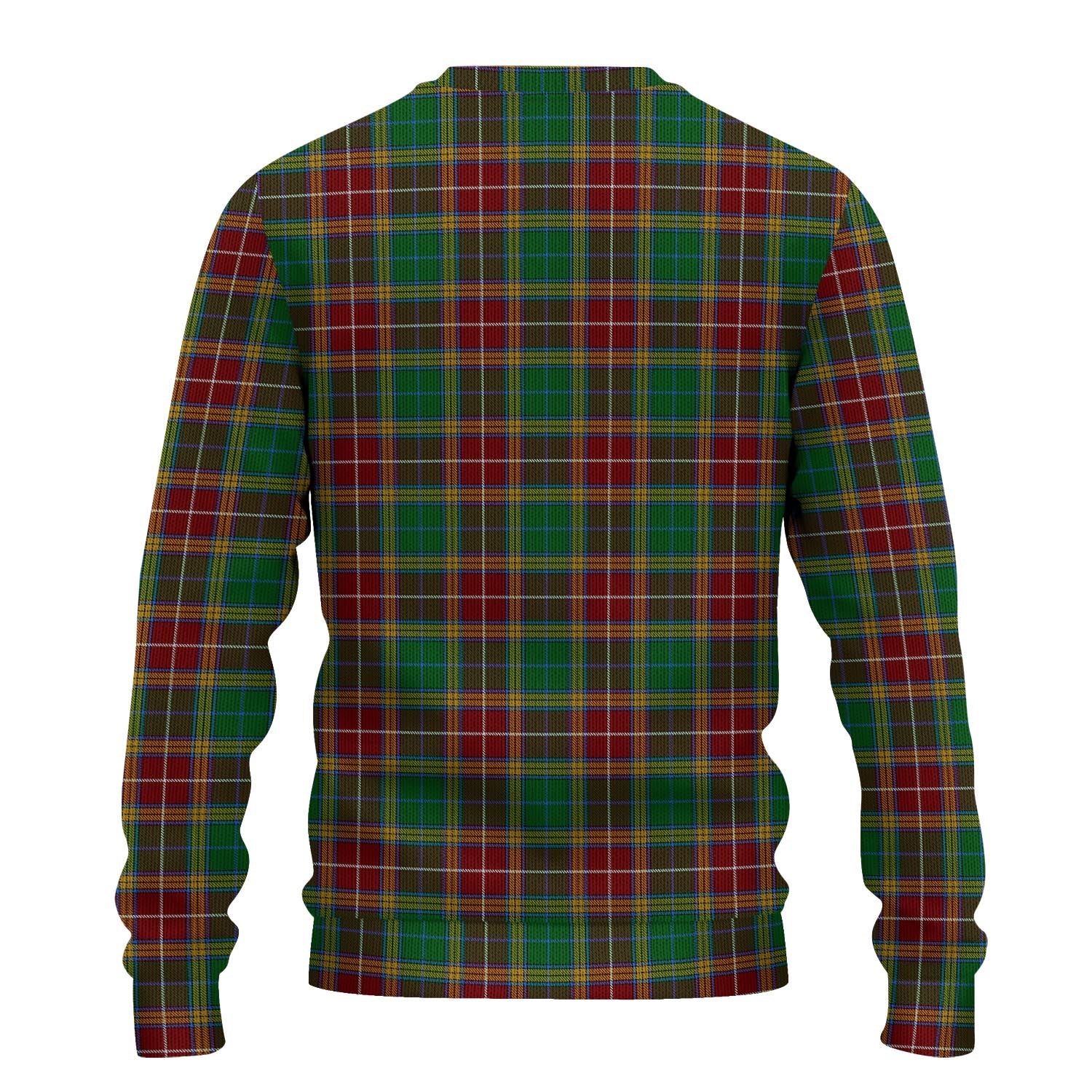 Baxter Tartan Knitted Sweater with Family Crest - Tartanvibesclothing