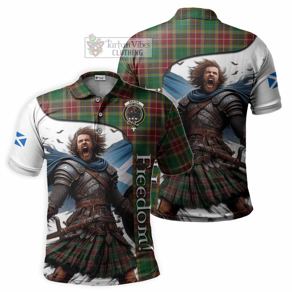 Tartan Vibes Clothing Baxter Crest Tartan Polo Shirt Inspired by the Freedom of Scottish Warrior