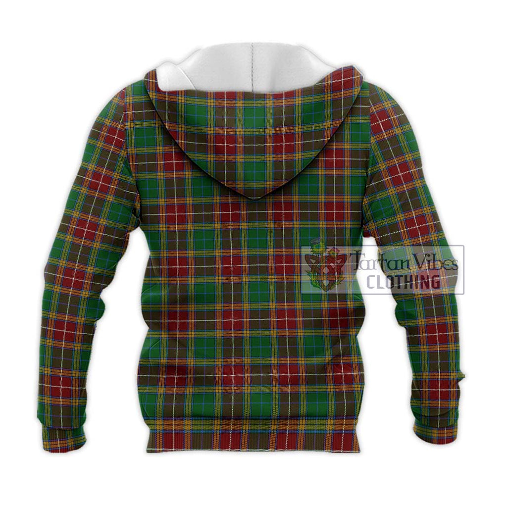 Baxter Tartan Knitted Hoodie with Family Crest DNA In Me Style - Tartanvibesclothing Shop