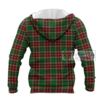 Baxter Tartan Knitted Hoodie with Family Crest DNA In Me Style