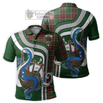 Baxter Tartan Polo Shirt with Epic Bagpipe Style