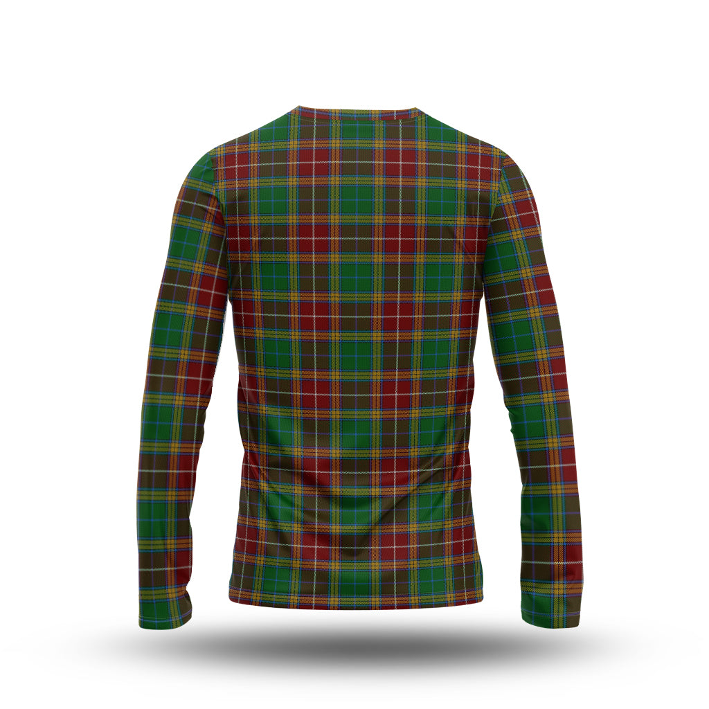 Baxter Tartan Long Sleeve T-Shirt with Family Crest - Tartanvibesclothing