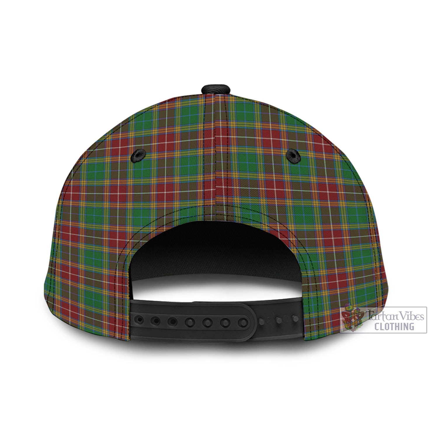 Tartan Vibes Clothing Baxter Tartan Classic Cap with Family Crest In Me Style
