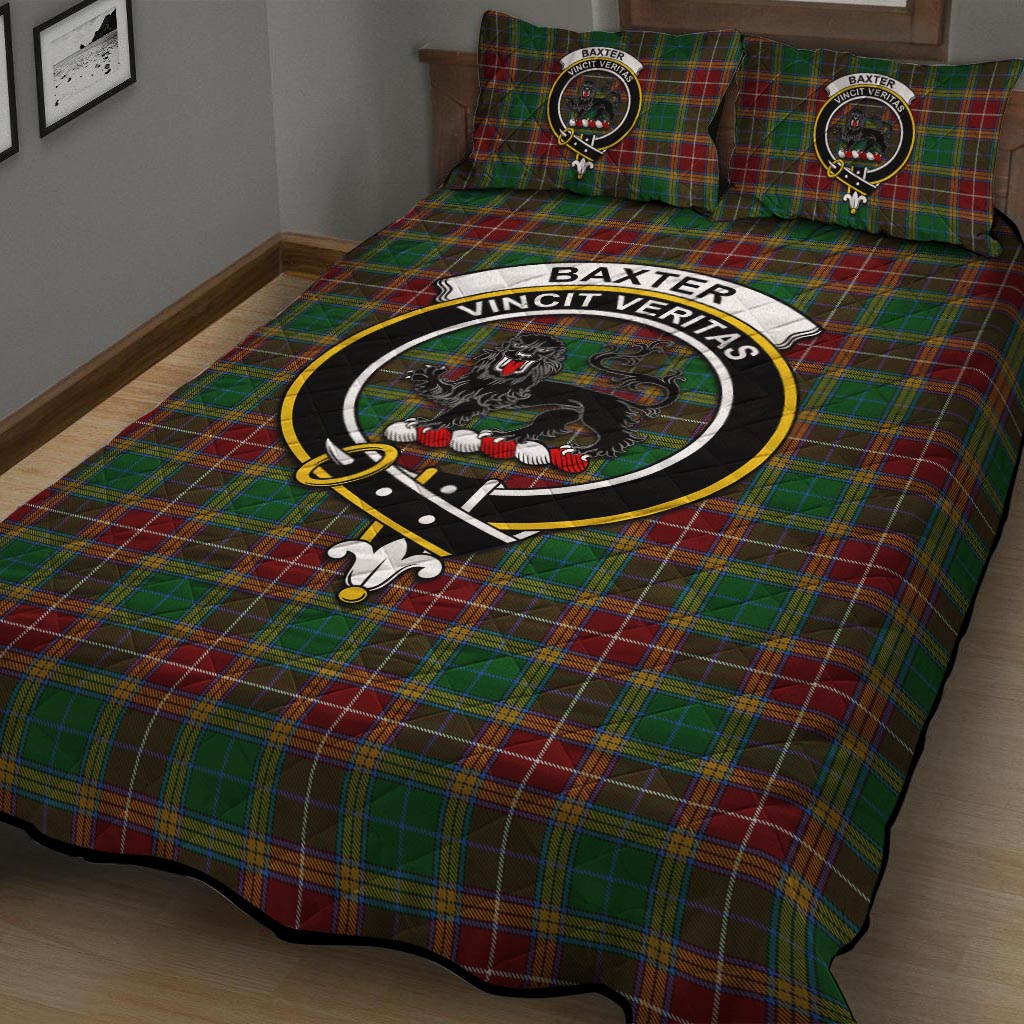 Baxter Tartan Quilt Bed Set with Family Crest - Tartan Vibes Clothing