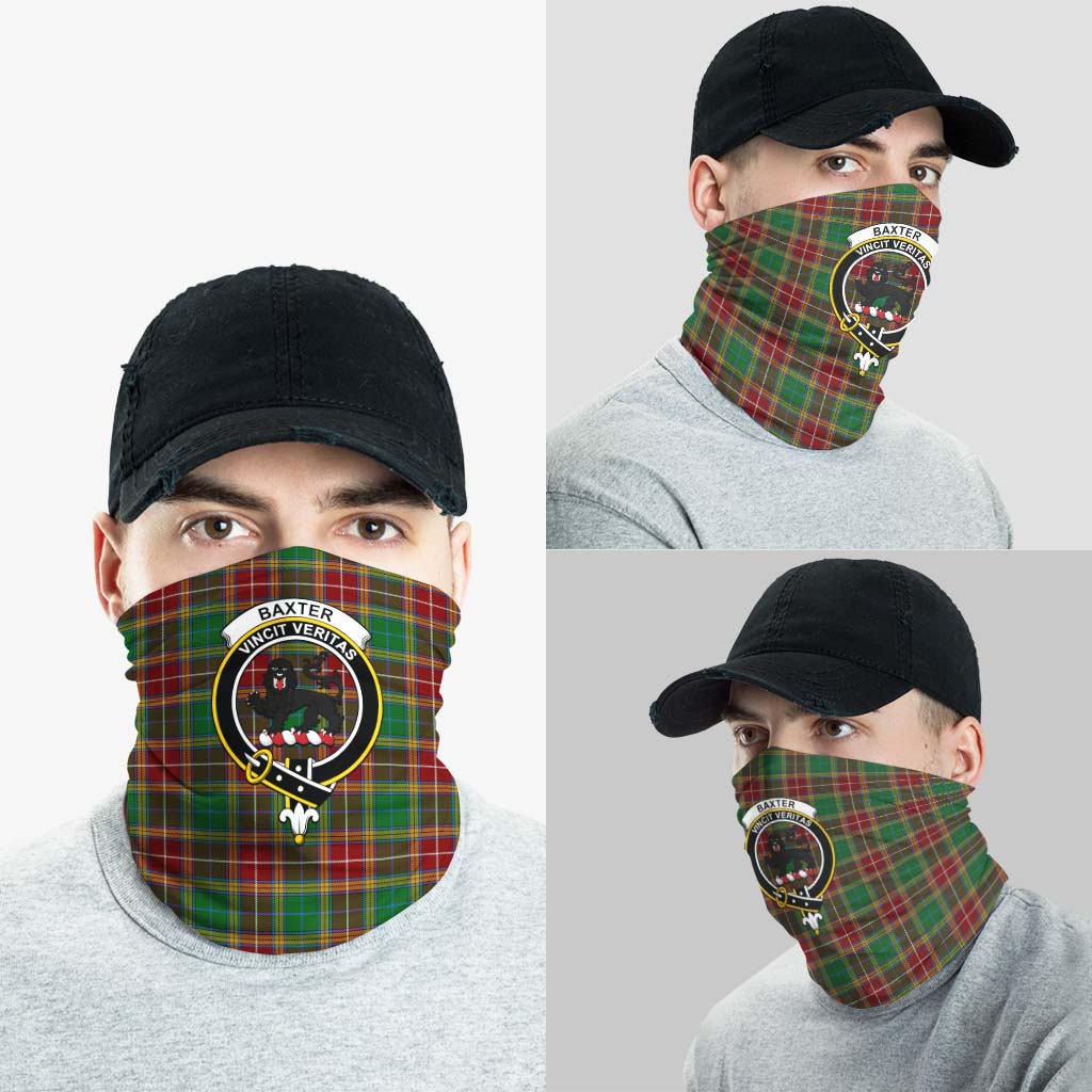 Baxter Tartan Neck Gaiters, Tartan Bandanas, Tartan Head Band with Family Crest