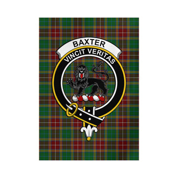 Baxter Tartan Garden Flag with Family Crest - Tartan Vibes Clothing